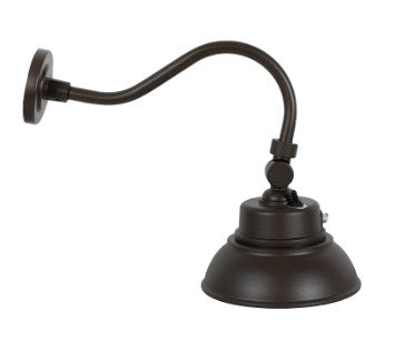 Westgate 120-277V 25W 3000LM 3000K/4000K/5000K Bronze LED Gooseneck Barn Light GNB-25W-MCT-BR-P