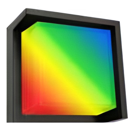 Westgate LRS-H-RGBW-BK 12W LED architectural wall light 5CCT AND RGB black