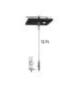 Westgate SCL-CSQ1P-12FT-NC-BK lighting connector accessory black