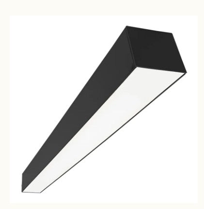 Westgate 8 ft 120-277V 40W/60W/80W 110LM/W 3000K/3500K/4000K Black Architectural Linear LED Light SCXT-8FT-40-80W-MCTP-D-F...