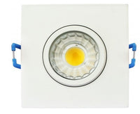 Westgate SDL3S-ADJ-50K-WH 8W square adjustable LED recessed downlight trim 5000K white