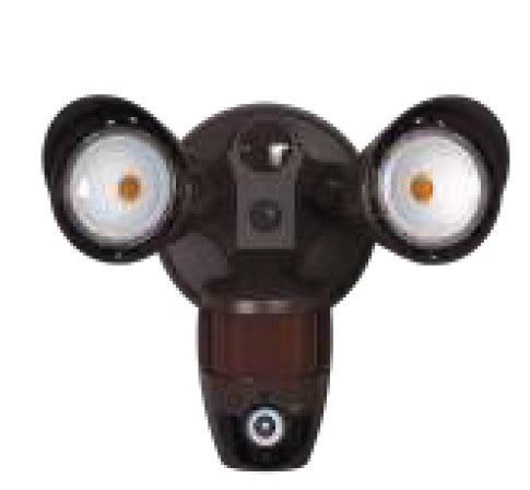 Westgate SL-20W-MCT-BR-CAM 20W LED security light 30K/40K/50K bronze