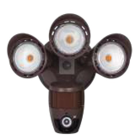 Westgate SL-30W-MCT-BR-CAM 30W LED security light 30K/40K/50K bronze