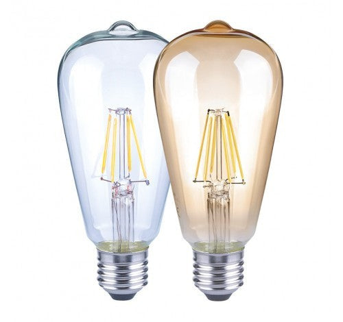 Westgate ST19 5W 430LM 2700K Clear Glass ST19 LED Filament Lamp ST19-FLA-5W-27K-D-CL