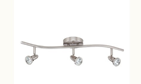 Westgate TRPK-3L-GU10-30K-BN 3X6.5W GU10 Lamp GU10 track lighting kit 3000K brushed nickel