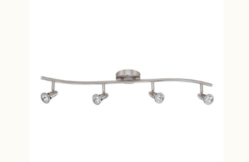 Westgate TRPK-4L-GU10-30K-BN 4X6.5W GU10 Lamp GU10 track lighting kit 3000K brushed nickel