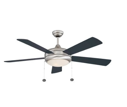 Westgate WFL-113-PC-5B-52-MCT-BN-RWBK 20W LED ceiling fan light 3000K/4000K/5000K brushed nickel