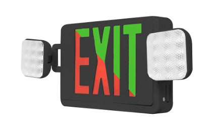 Westgate XTU-CL-RG-EM-BK LED exit sign and emergency light 6132K black