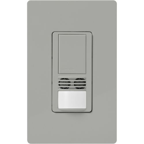Lutron Maestro dual-tech occupancy sensor switch in Gray