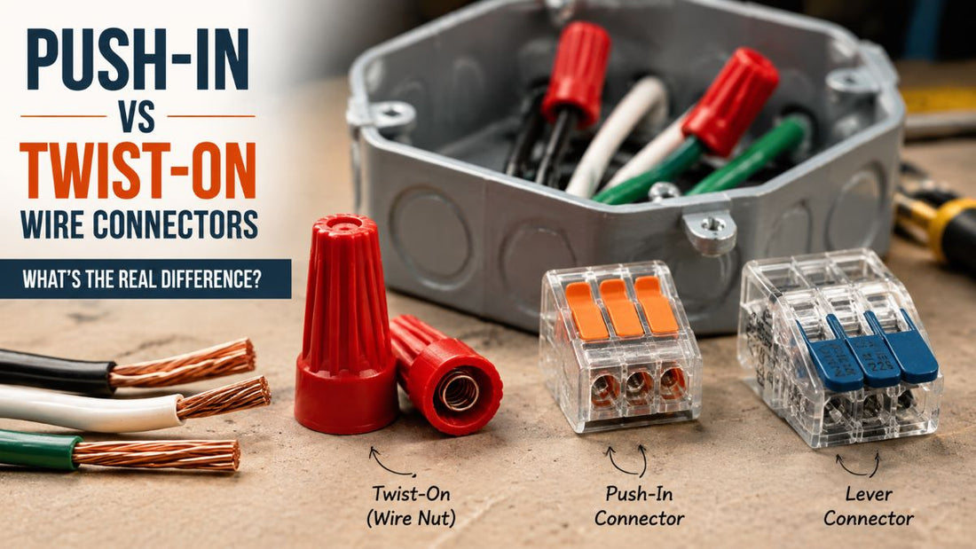 Push-In vs Twist-On Wire Connectors