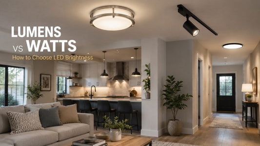 Lumens vs Watts: How to Choose LED Brightness