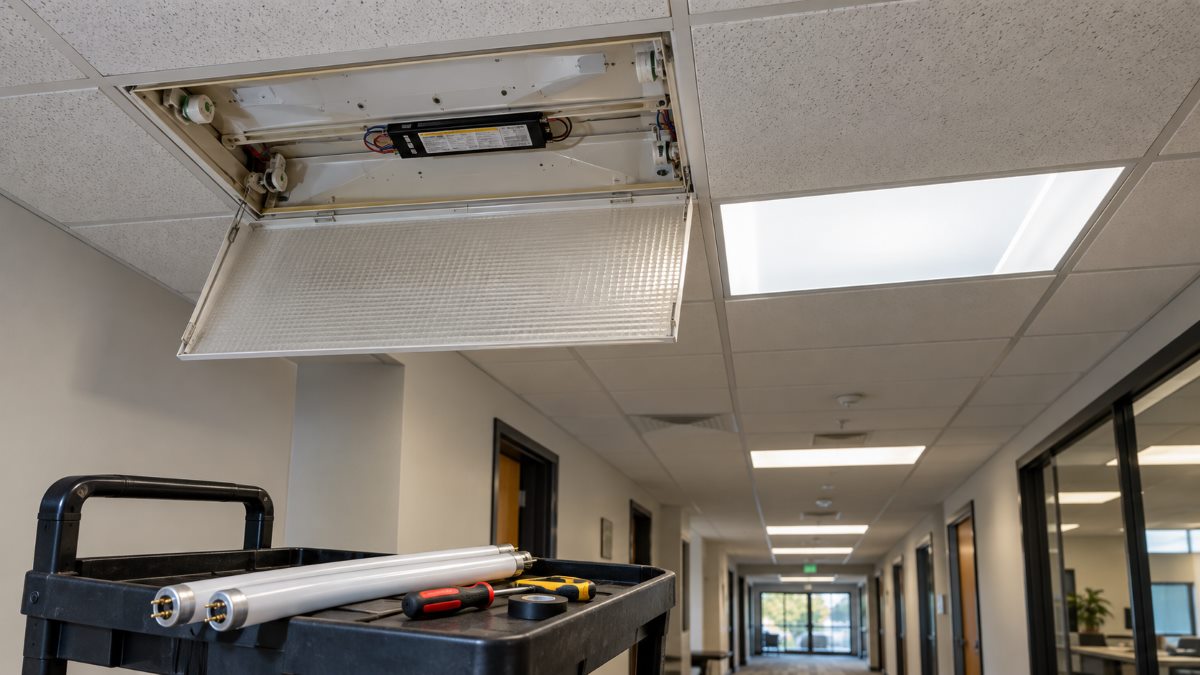 Fluorescent Lighting Replacement: Tube, Ballast, or LED?