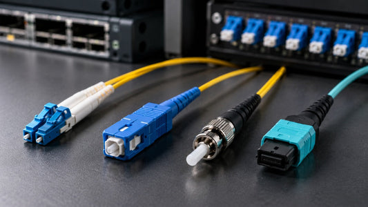 Fiber Connector Types (LC, SC, ST, MPO)