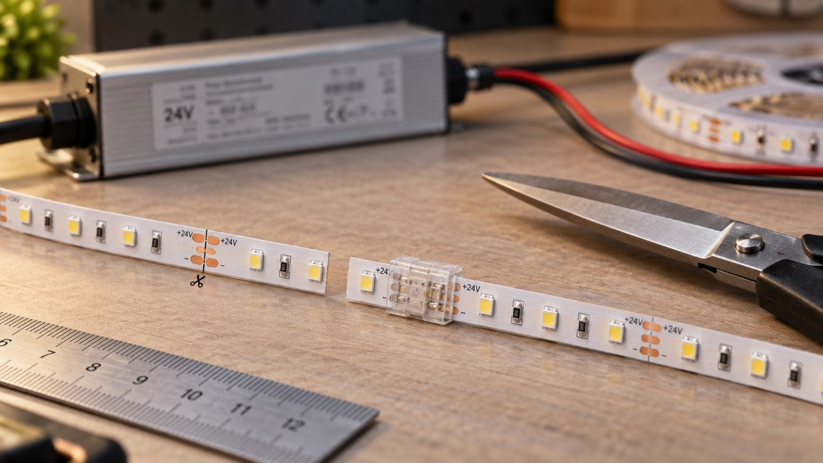 How to Cut and Connect LED Strip Lights