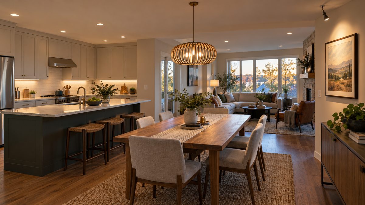 Ambient, task, accent, and decorative residential lighting