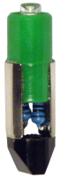 Damar 120PSB / LED / GREEN T-2 120V LED light bulb