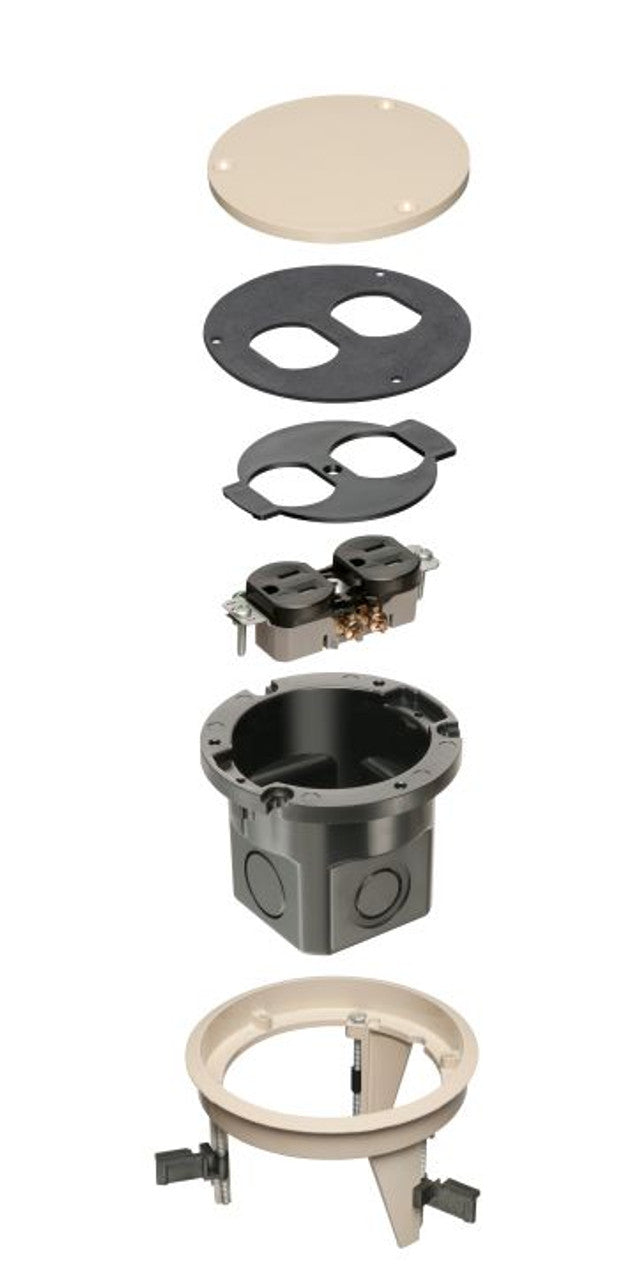 Arlington Industries FLB4360LA Floor Box