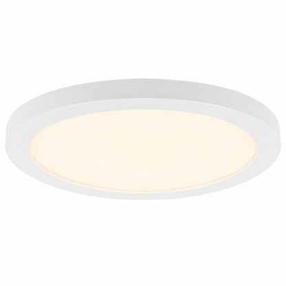 Abra Trix 30022FM 12-inch slim disc wet location flush mount ceiling light for modern indoor and outdoor lighting