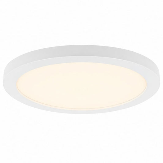 Abra Trix 30022FM 12-inch slim disc wet location flush mount ceiling light for modern indoor and outdoor lighting