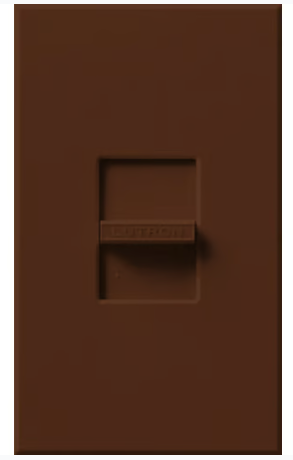 Lutron Nova 3-wire dimmer switch in Sienna