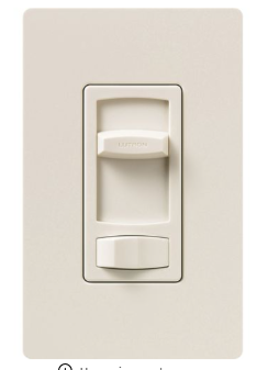 Lutron Skylark dimmer switch in Light Almond