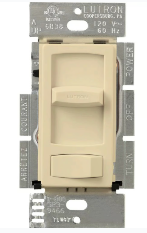 Lutron Skylark dimmer switch in Ivory