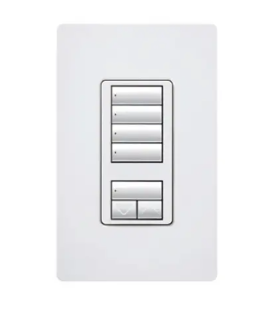Lutron seeTouch 4-button keypad in Palladium