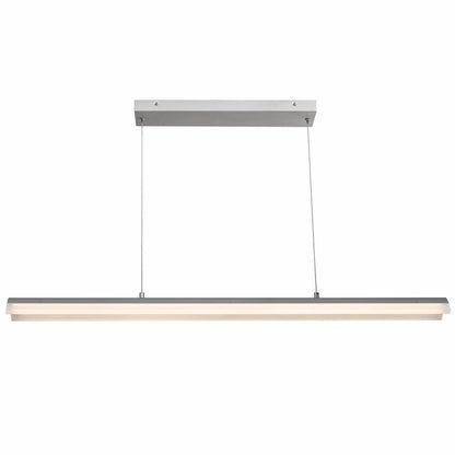 Abra Eros 10001PN contemporary pendant featuring dual curved acrylic light bars for stylish ceiling illumination