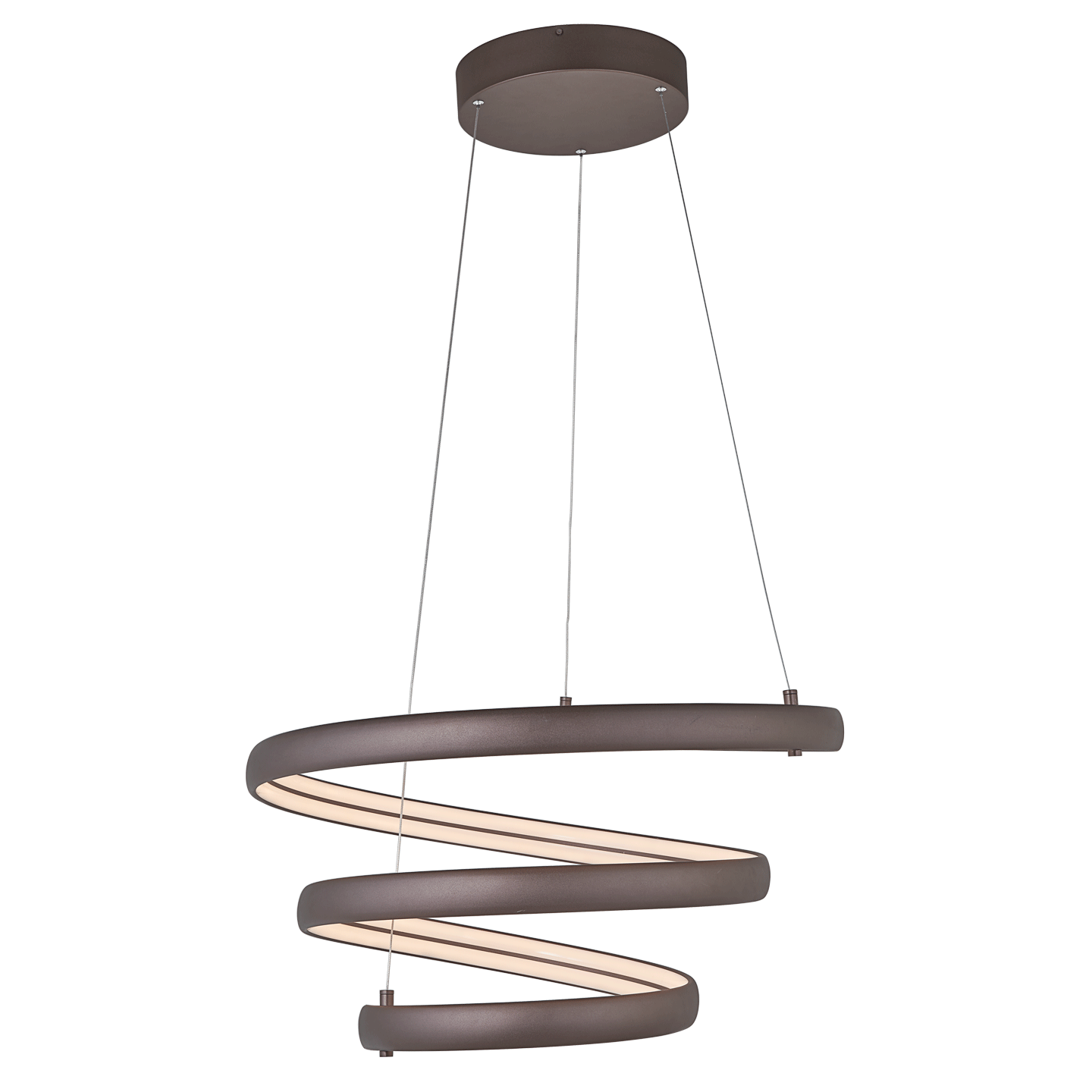 Abra Sling Oval Spring Pendant Bronze