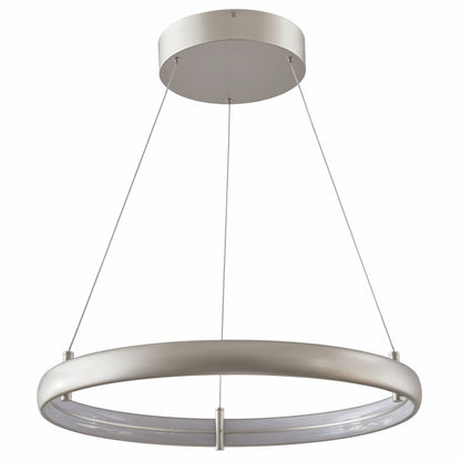 Modern Abra Sling Small pendant fixture with two integrated LED band rings for contemporary statement lighting