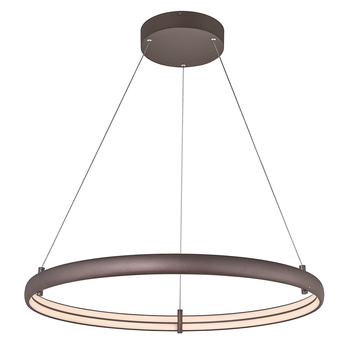 Abra Sling Medium Dual LED Band Ring Pendant Bronze