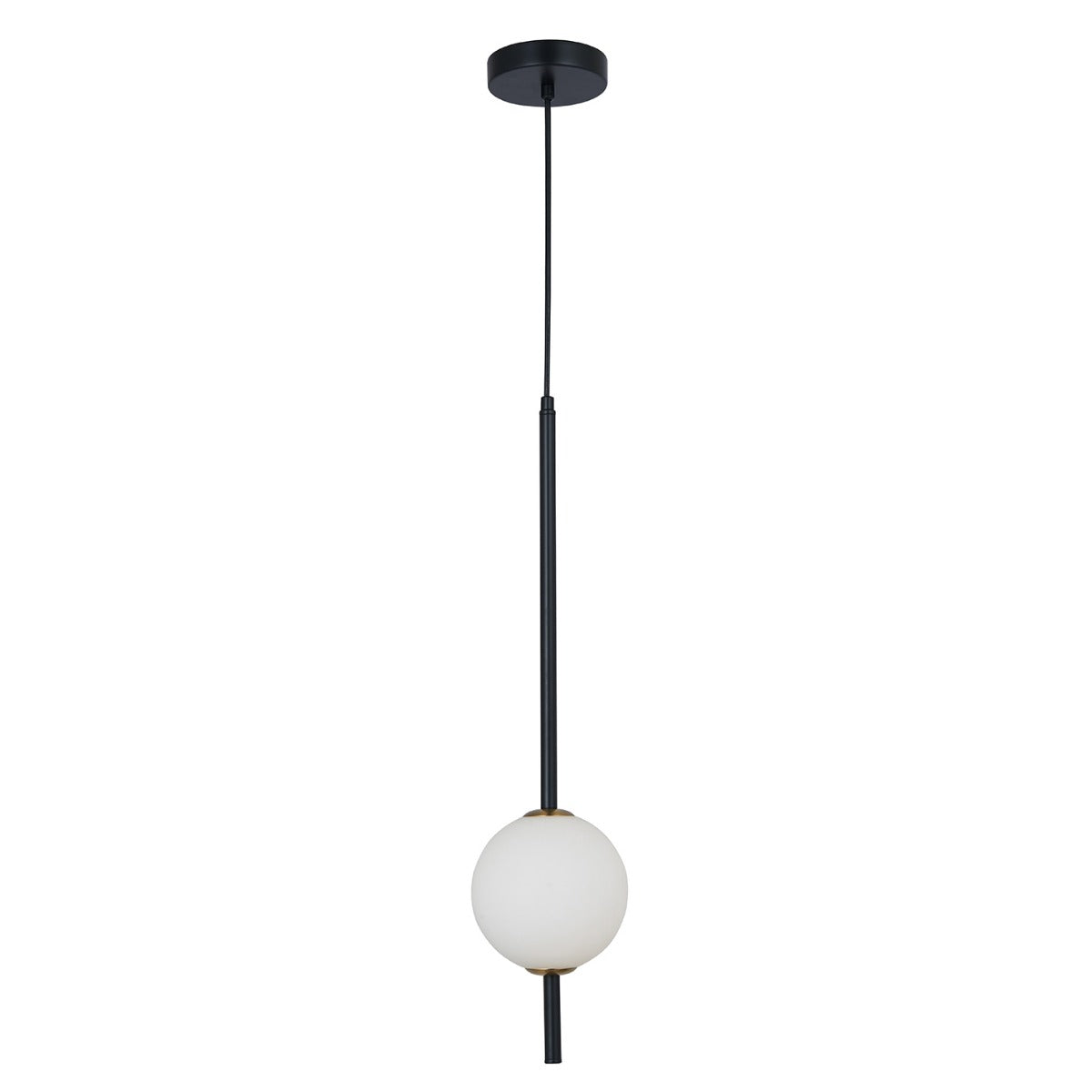 Abra B-Ton 10020PN contemporary single-light pendant featuring a decorative orb design for stylish ceiling illumination