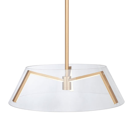 Abra Talon 10030PN contemporary pendant featuring clear glass with a distinctive integrated LED claw design
