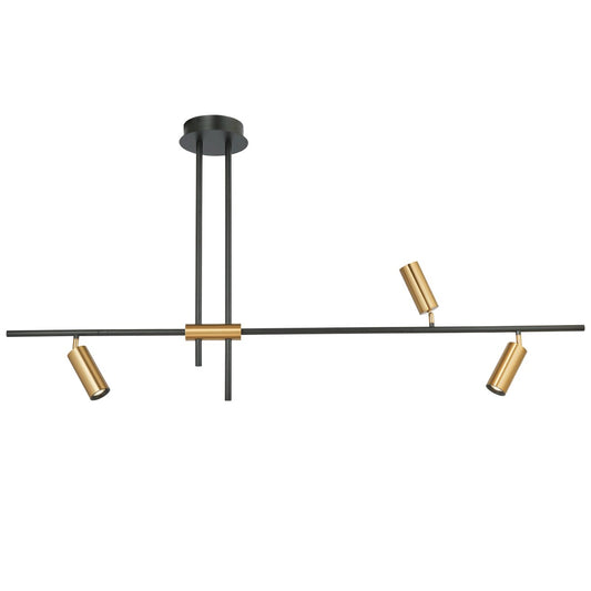 Abra Spartan 10050PN 3-light cylinder spotlight pendant for modern residential and commercial interior lighting