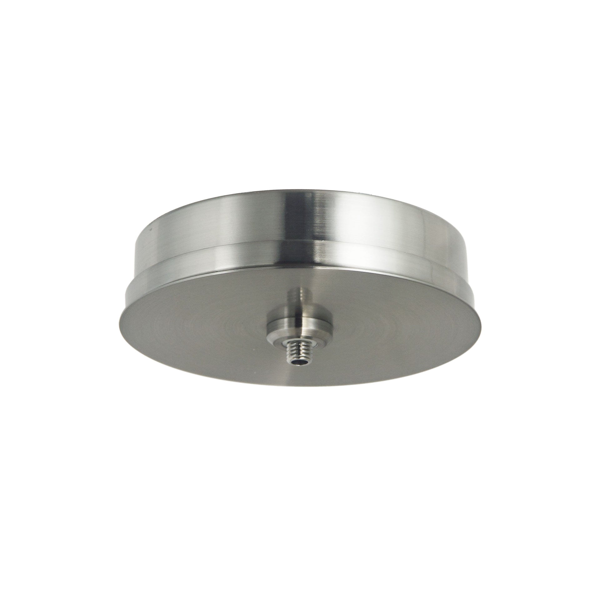 Abra Canopy Convertible Flat or Barrel Canopy Including Uni-Jack Socket Brushed Nickel