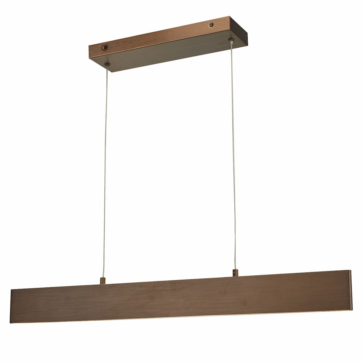 Abra Slim 10095PN 32-inch linear LED pendant featuring cable suspension and dual-direction up-down illumination