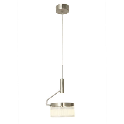 Abra Fleming 10101PN LED pendant fixture featuring an off-set Lightwave profile for modern dining and living spaces