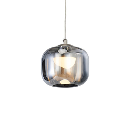 Abra Geo 10143PN square glass pendant light with Uni-Jack plug for modern residential and commercial interior lighting