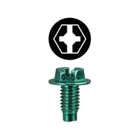 Dottie 1032GTP Dottie #10-32 x 3/8 in Hex Head Multi-Drive Screw with Leader Point Tuff Pack 1032GTP