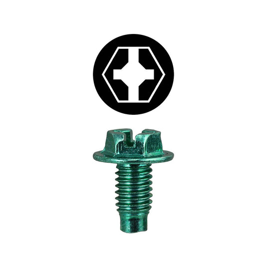 Dottie 1032GTP Dottie #10-32 x 3/8 in Hex Head Multi-Drive Screw with Leader Point Tuff Pack 1032GTP