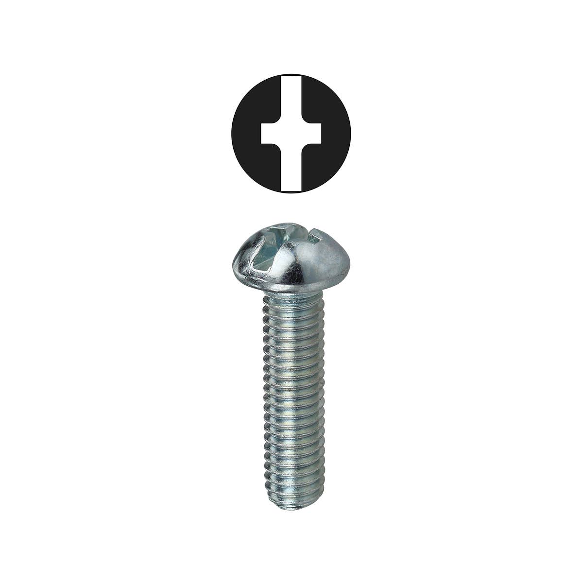 Dottie 1032PS Dottie #10-32 Assorted Phillips/Slotted Round Head Machine Screw Kit 1032PS