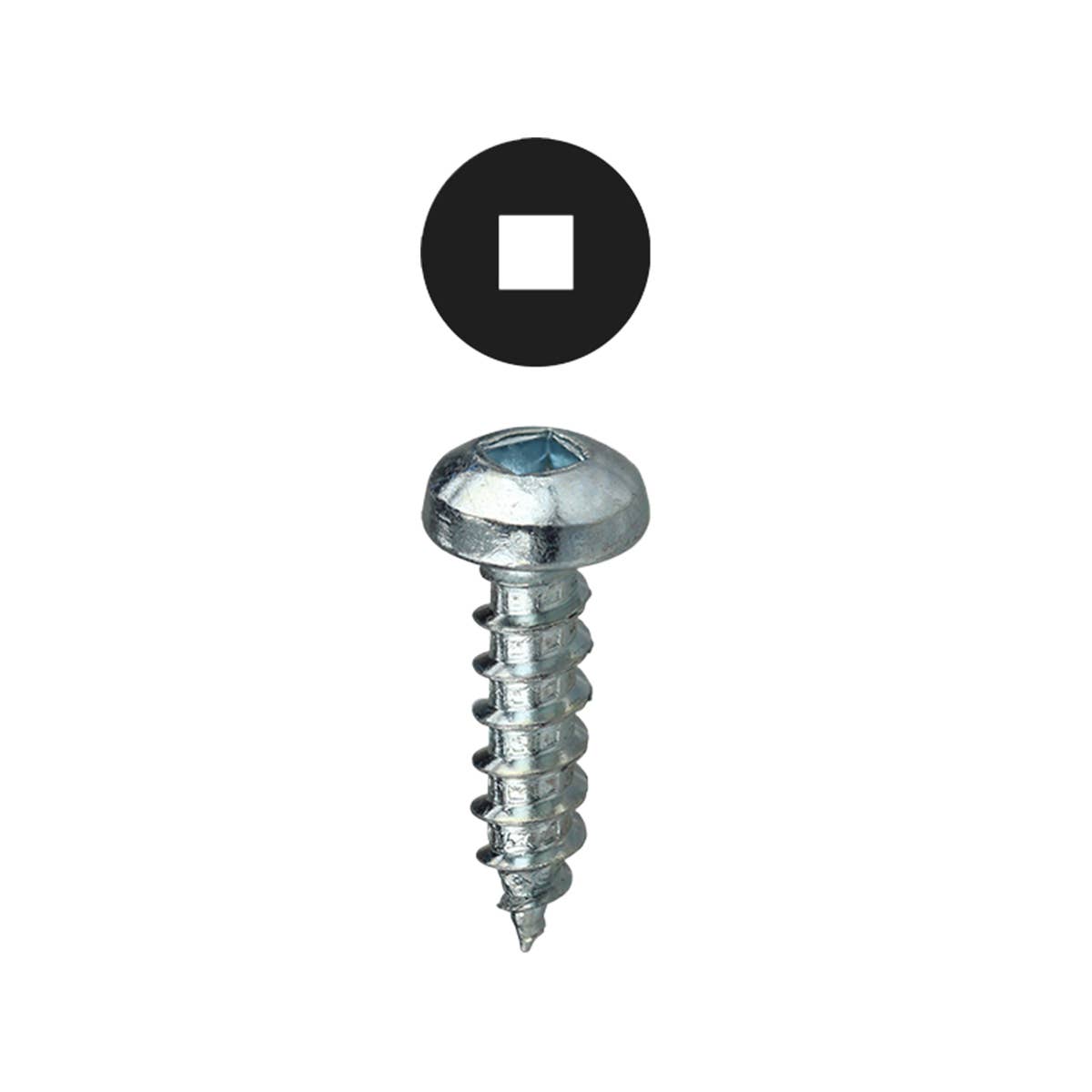 Dottie 10TR Dottie #10 Assorted Square Drive Pan Head Sheet Metal Screw Kit 10TR