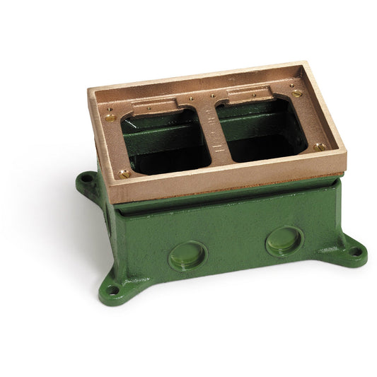 Lew Electric 1102-58 Brass floor box