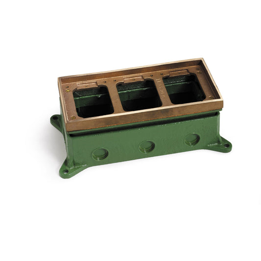 Lew Electric 1103-58 Brass floor box