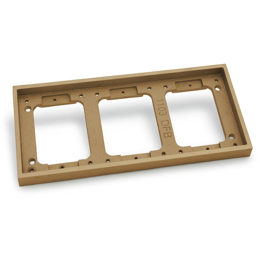 Lew Electric 1103-DBE-B Brass tile frame