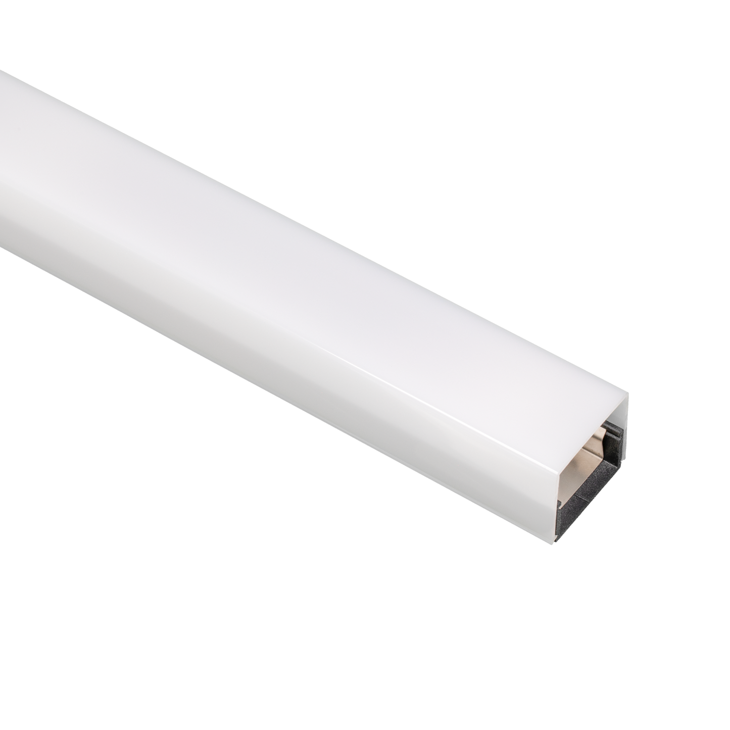 Hybrid 3 RGBW 4ft Black Extrusion w/Lens - American Lighting 120-H3-RGBW-CHAN-4