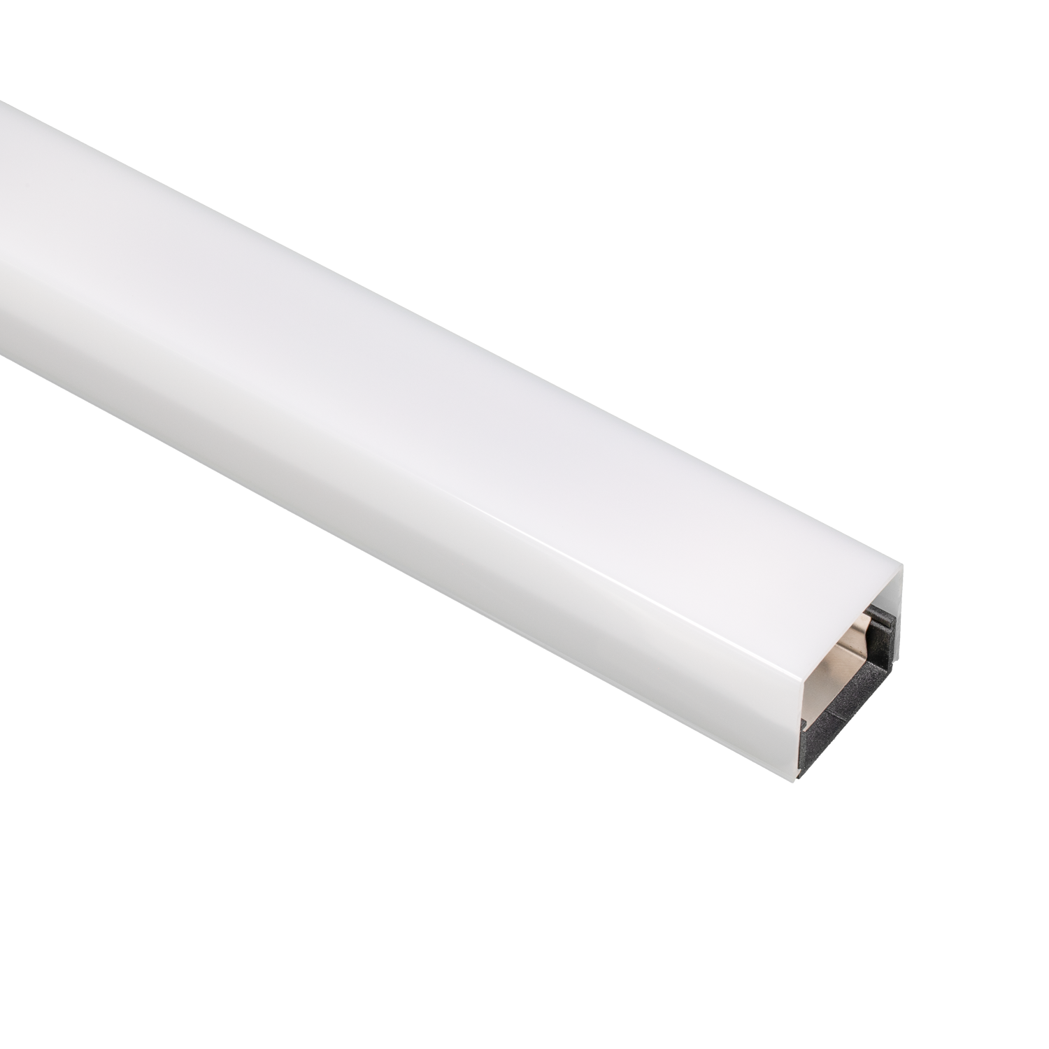 Hybrid 3 RGBW 4ft Black Extrusion w/Lens - American Lighting 120-H3-RGBW-CHAN-4