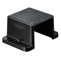 Hybrid 3 RGBW Black End Cap - American Lighting 120-H3-RGBW-CHAN-END