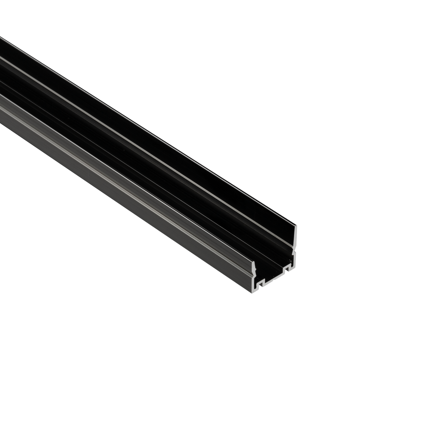 Hybrid 3 12V AC Black Aluminum Sheilded Extrusion 1m - American Lighting 12VAC-H3-CHANSH-1M