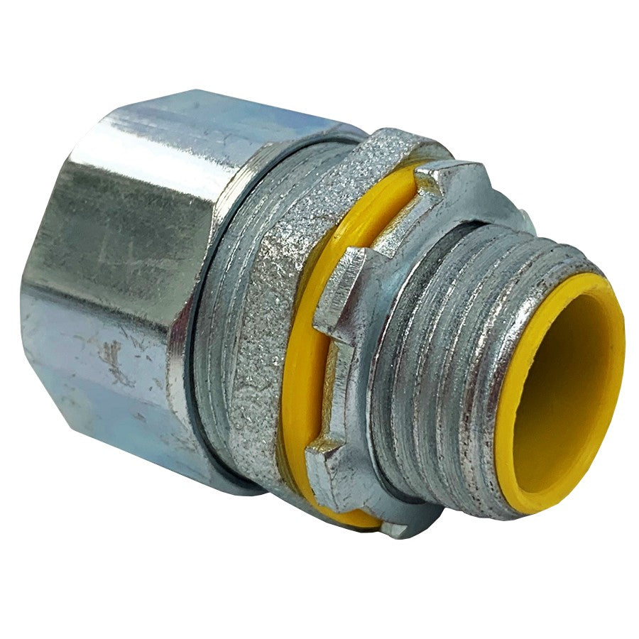 Morris 15164 Liquid Tight Connector - Straight - I nsulated Throat